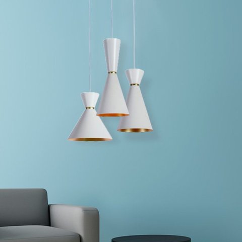 Pendente 1x40w E27 Set HM029WG Bella Iluminação