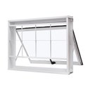 Ver imagem 3 de Janela de Aço Maxim-Ar 60x80cm com Grade Quadriculada e Vidro Liso Unicsol Ramassol