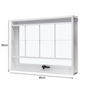 Ver imagem 2 de Janela de Aço Maxim-Ar 60x80cm com Grade Quadriculada e Vidro Liso Unicsol Ramassol