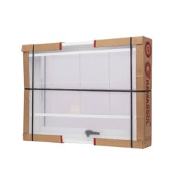 Janela de Aço Maxim-Ar 60x80cm com Grade Quadriculada e Vidro Liso Unicsol Ramassol - 6