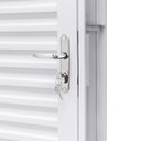 Ver imagem 5 de Porta de Aço Laminada 215x83cm Batente 12cm Unicsol Ramassol Abertura Esquerda Branco