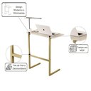 Ver imagem 4 de Mesa para Notebook Retangular Thor Contemporânea MDP 60cm Pérola Mais de Casa