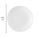 Ver imagem 5 de Prato para Sobremesa 18cm Branco Plástico Linha Cozy Servir Petiscos Torta Mousse Coza