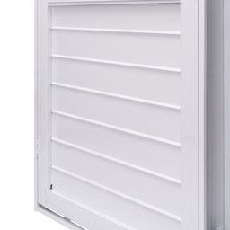 Porta de Aço com Postigo 215x83cm com Grade Quadriculada e Vidro Liso Unicsol Ramassol - 8