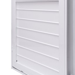 Porta de Aço com Postigo 215x83cm com Grade Quadriculada e Vidro Liso Unicsol Ramassol - 9