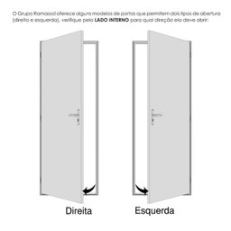 Porta de Aço com Postigo 215x83cm com Grade Quadriculada e Vidro Liso Unicsol Ramassol - 10