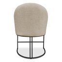 Ver imagem 6 de Kit 02 Cadeiras Poltrona de Jantar Bela Suede Base Metálica Industrial Preto - Pallazio