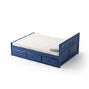 Ver imagem 7 de Cama Queen com 6 Gavetas Madeira Maciça Azul Escuro