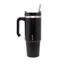 Ver imagem 3 de Caneca Térmica Wolff Parede Dp C/ Base e Canudo Preta 890ml