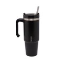 Ver imagem 1 de Caneca Térmica Wolff Parede Dp C/ Base e Canudo Preta 890ml