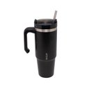 Ver imagem 2 de Caneca Térmica Wolff Parede Dp C/ Base e Canudo Preta 890ml