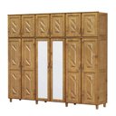 Ver imagem 2 de Guarda-roupa 12 Portas 3 Gavetas Grécia Freijó Madeira Pinus - Cavazotto