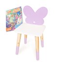 Ver imagem 6 de Mesa e 2 Cadeiras Infantil Borboletinha Kit Livro Educativo em Madeira - Lilás