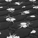 Ver imagem 7 de Cama Box Preta + Colchão Viúva Castelar Preto Espuma D33 Bordado 128x188x54cm