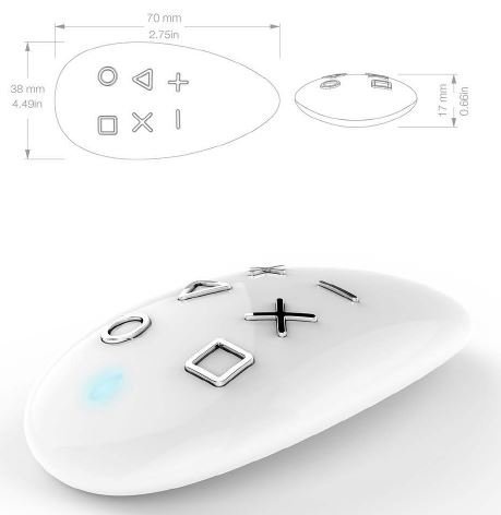 Controle Remoto Inteligente Automação Para Casa Fibaro Keyfob FGKF-601 30 Ações Controla Luz Música  - 6