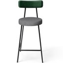 Ver imagem 4 de Banqueta Baixa Cozinha Sala Jantar Bancada Milão L02 Facto Verde Linho Cinza Escuro - lyam decor Lya