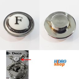 Botão F Acabamento Deca Deville Cromado - 4492012 - 1