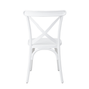 Ver imagem 6 de Kit 4 Cadeiras Paris Katrina Cross Empilhável Seat&co Branca Assento Branco Liso