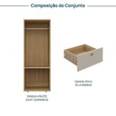 Ver imagem 3 de Gaveteiro Modular 45x120 6 Gavetas Frame CabeCasa MadeiraOriginals