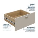 Ver imagem 7 de Gaveteiro Modular 45x120 6 Gavetas Frame CabeCasa MadeiraOriginals