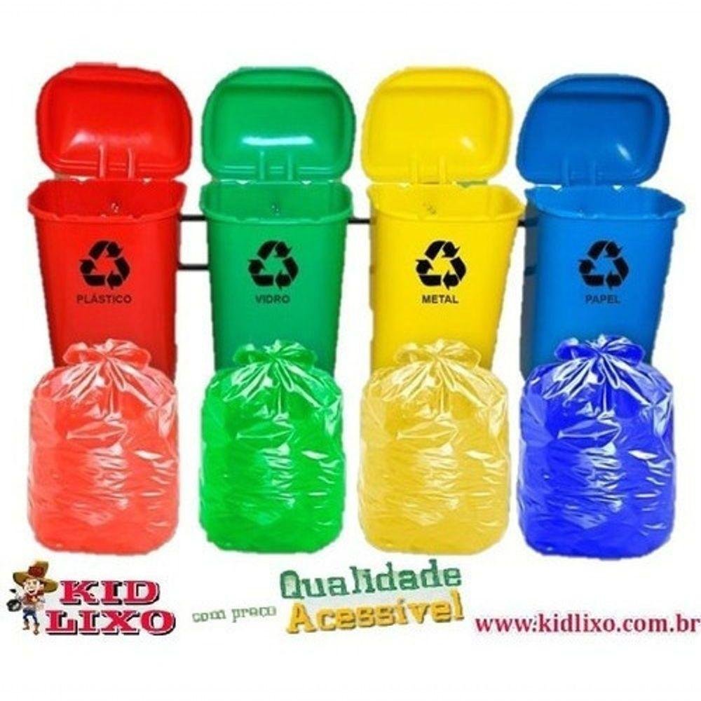 Saco para Lixo 20 Litros (400 Unds) Coleta Seletiva - 3