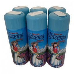Kit com 6 Talco Alfazema Halley Original 100 gr - 1