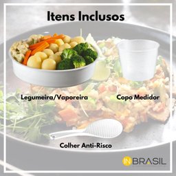 Panela Elétrica Arroz Inox 1.8l 10 Xícaras Vaporeira 220v - 3