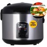 Panela Elétrica Arroz Inox 1.8l 10 Xícaras Vaporeira 220v - 2