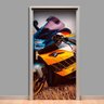 Adesivo De Porta Moto Bmw K1200 215X80Cm - 1