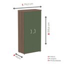 Ver imagem 4 de Armário para Escritório 159,6x 41x 79,2 Cm