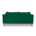 Ver imagem 5 de Sofá Retro Viena 3 Lugares Suede Verde - Madeira Prima Deccor