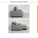 Ver imagem 7 de Sofá Retrátil e Reclinável Embaúba 3 Lugares 2,05m Pet Friendly CabeCasa MadeiraOriginals