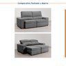 Sofá Retrátil e Reclinável Embaúba 3 Lugares 2,05m Pet Friendly CabeCasa MadeiraOriginals - 6