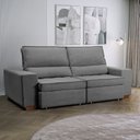 Ver imagem 2 de Sofá Retrátil e Reclinável Embaúba 3 Lugares 2,05m Pet Friendly CabeCasa MadeiraOriginals