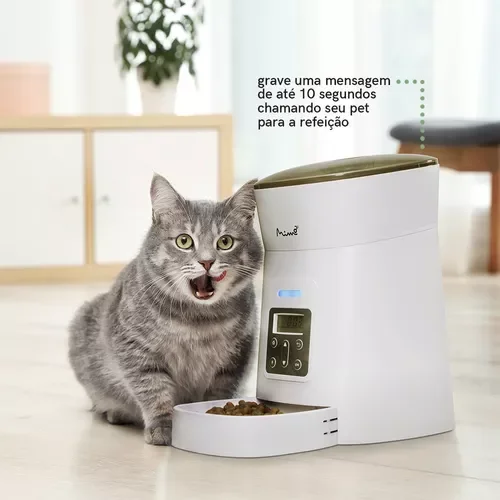 Alimentador Mimo Pp010 Automático Pets Cães Gatos Programável Mimo - 4
