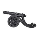 Ver imagem 1 de Canhão Guerra Jardim Decorativo Ferro Fundido Preto Grande