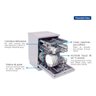 Lava-louças Tramontina Inox S15X 60 em Aço Inox com 15 Serviços - 2