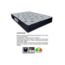 Ver imagem 5 de Cama Box c/Auxiliar Solteiro: Colchão Ortopédico Orthoflex Foggia Sogni + Base CRC Courano Black(