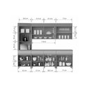 Ver imagem 4 de Kit Cozinha Realeza 5 Módulos MDF Amadeirado Carvalho-Greice Nesher Móveis