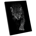 Ver imagem 1 de Quadro Decorativo Onça no Preto