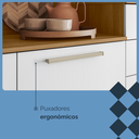 Ver imagem 5 de Armário de Cozinha 6 Portas 2 Gavetas Montesa Branco/Freijó/Supremo