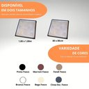 Ver imagem 3 de Tampão Tampa Casa de Maquina 80x80 com Rebaixo para Piso Aluminio Marrom