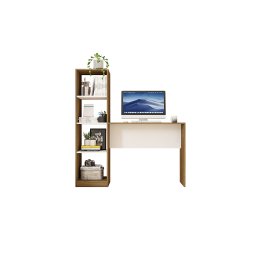 Mesa para Computador Tower Lâmina Mel/branco Tx - 1