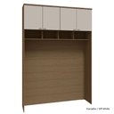 Ver imagem 1 de Guarda Roupa Modulado Ponte 163cm 04 Portas 234cm Alt Setiba