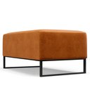 Ver mais imagens de Puff Decorativo para Sala de Estar Cléo W01 Base de Ferro 90 Cm Couríssimo Canela - Lyam Decor