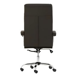 Cadeira Escritório Couro Presidente Molas Ensacadas Nr17 Califórnia Fratini Marrom - 6