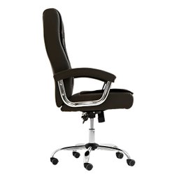 Cadeira Escritório Couro Presidente Molas Ensacadas Nr17 Califórnia Fratini Marrom - 5