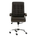 Ver imagem 4 de Cadeira Escritório Couro Presidente Molas Ensacadas Nr17 Califórnia Fratini Marrom