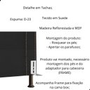 Ver imagem 3 de Cabeceira de Cama Box Estofada 90 Cm Solteiro Viviane Suede