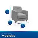 Ver imagem 6 de Poltrona Cadeira para Sala Confortável Reforçada Veneza Suede